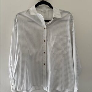 Vince stretch cotton dress shirt size Small